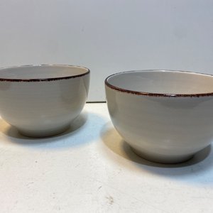 Juego de 9 Piezas: Ensaladera Grande Decorada, 6 Cuencos Oscuros y 2 Cuencos de Cerámica - imagen 7