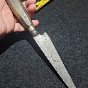 Cuchillo Antiguo Armería Nacional Hoja 14cm Cabo Original - imagen 12
