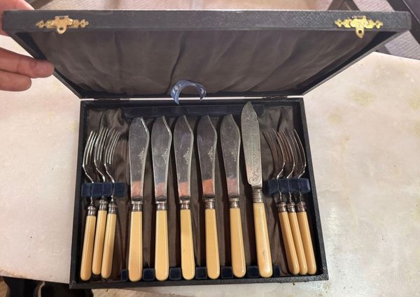 Juego de Cubiertos Vintage para Pescado - imagen 10