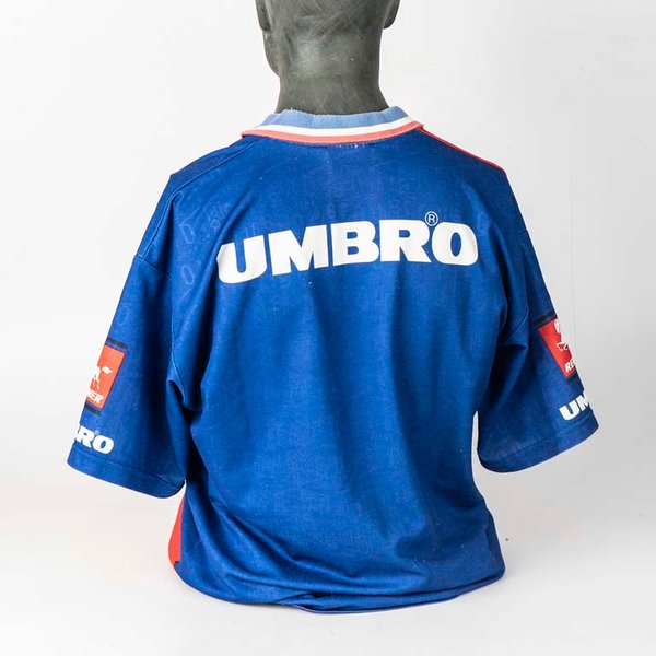 Camiseta de Nacional oficial de tienda marca UMBRO sin número segunda equipación de los años 1995/96 - imagen 2
