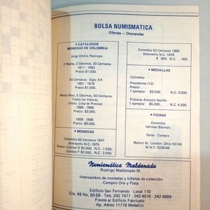 Lote de 7 Publicaciones: El Informador y Boletín Numismático (Colombia, 1970s-1990s) - imagen 3
