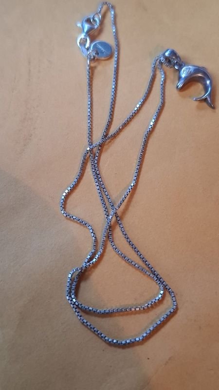 Lote anterior: Cadena de plata con dije delfín