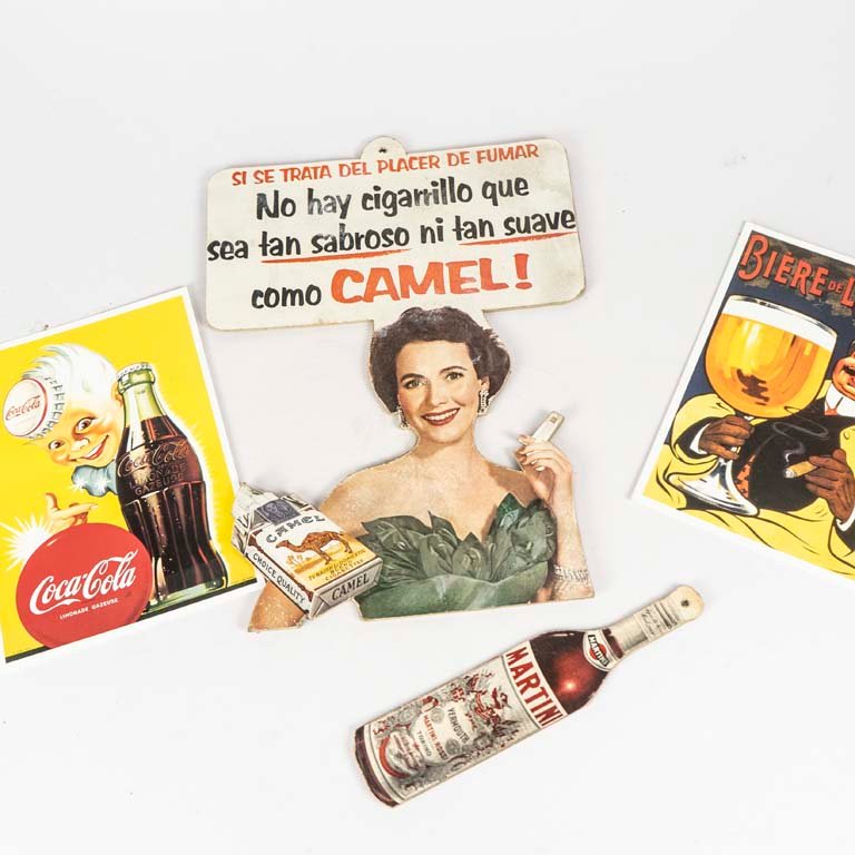 Colección de cartones de bebidas y publicidad - imagen 2