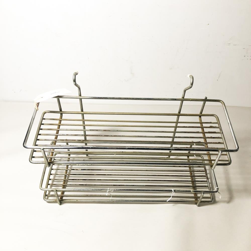 Repisa Doble de Acero Inoxidable para Baño o Cocina