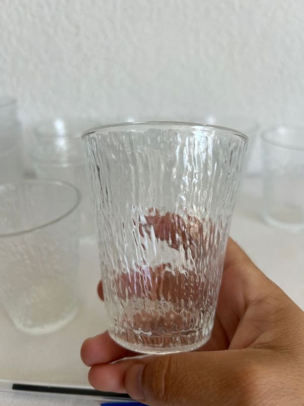 Juego de vasos de cristal claro - imagen 4