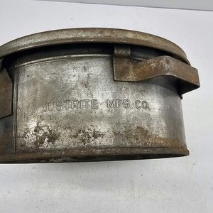 Tacho Metálico "Justrite Mfg. Co." con Tapa y Malla Interior - imagen 8