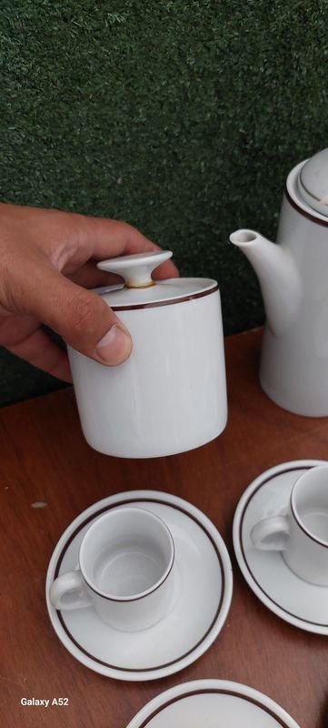 Juego de té blanco en porcelana - imagen 5