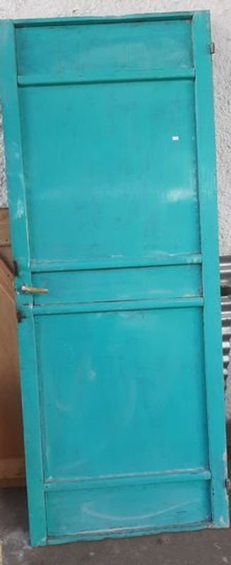 Puerta de chapa con llave, 77 x 1.93 - imagen 3