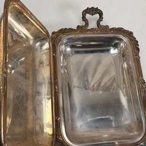 Par de Bandejas de Plata con Tapa y Asa - imagen 7
