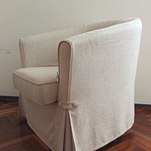 Sillón Individual Estilo Contemporáneo con Cojín Suelto - imagen 4