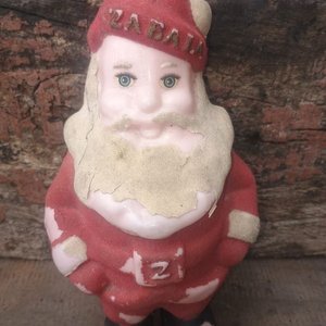 Figura Antigua de Papá Noel Zabala de Celulosa - imagen 4