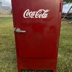 Heladerita Antigua Coca-Cola Roja Decorativa - imagen 1