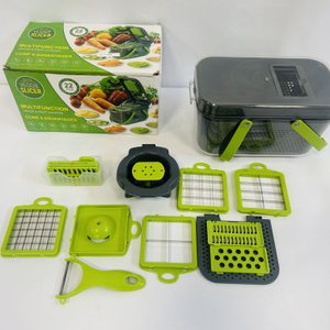 Picador Cortador Multifunción de Verduras y Frutas - 22 Piezas - imagen 3