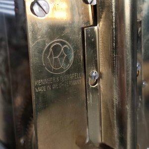 Reloj de Cúpula Kienzle con Péndulo y Llave - Sin Funcionar - imagen 6