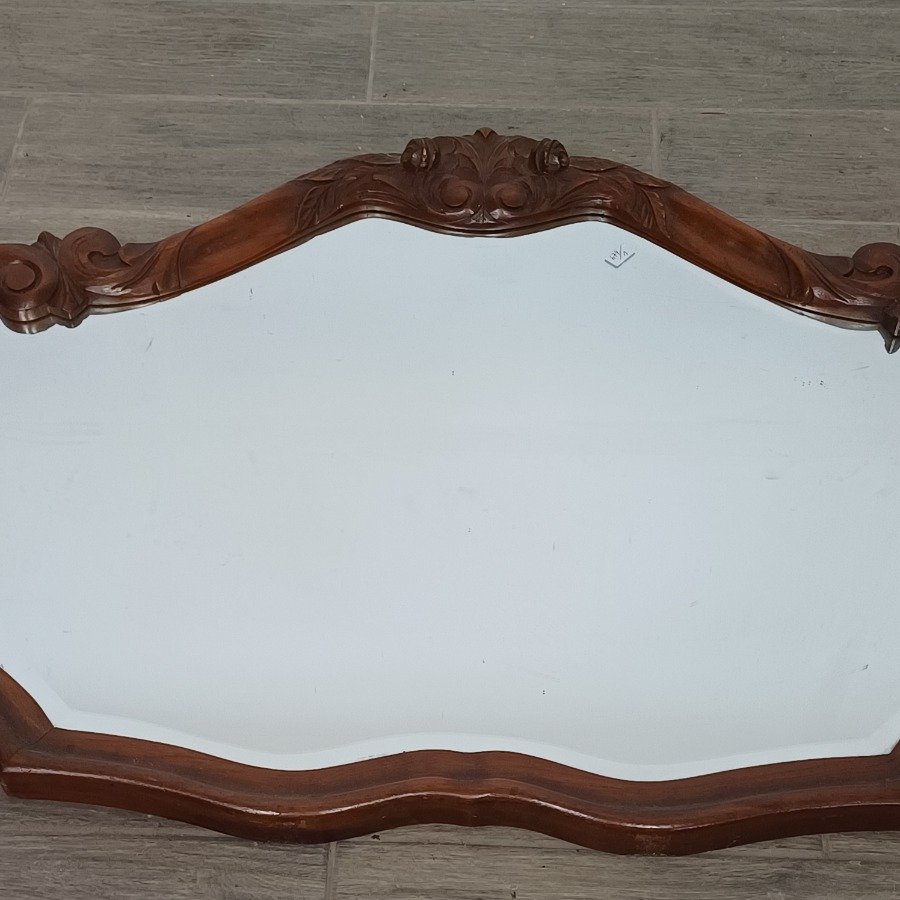Espejo biselado estilo Francés de madera maciza - imagen 4