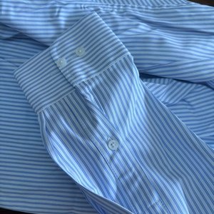 Camisa V.B. Cantoni Italia Rayada Talle 37/38 - imagen 3