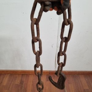 Cadena Robusta de Hierro con Ganchos - 6 Metros para Trabajos Pesados o Decoración - imagen 3