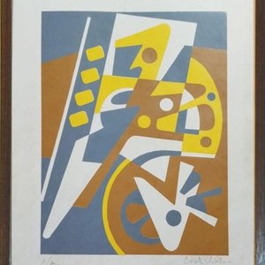 Lote anterior: Serigrafía Atribuida a José Pedro Costigliolo "P/A"