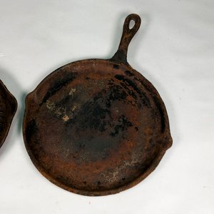 Dos Planchas de Hierro Fundido con Asas - imagen 3