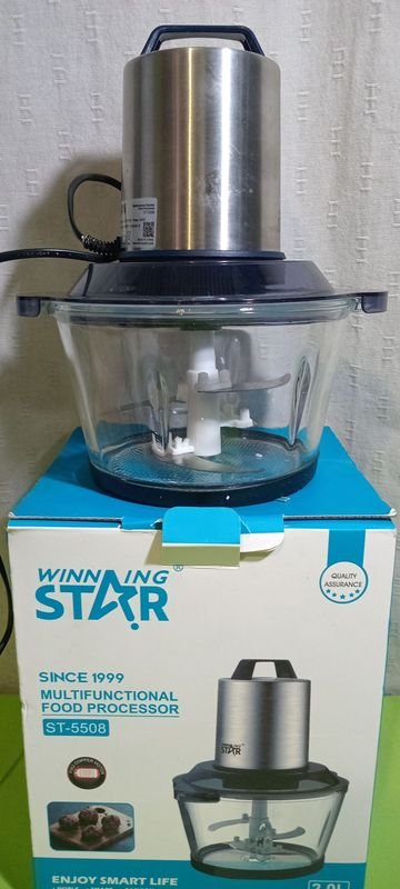 Procesadora de Alimentos Multifunción Winning Star 2L Vidrio