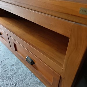 Rack Bajo de Madera Maciza Nuevo Marca Fundamento - imagen 6
