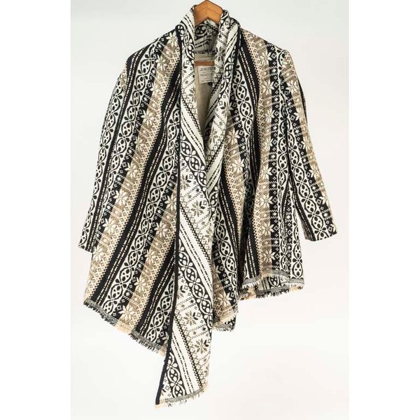 Chaqueta Tejida Estampada River Island Talle EUR 40 UK 14