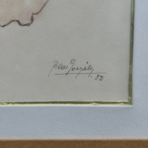 Obra de Técnica Mixta de Pilar González Firmada y Datada - imagen 6