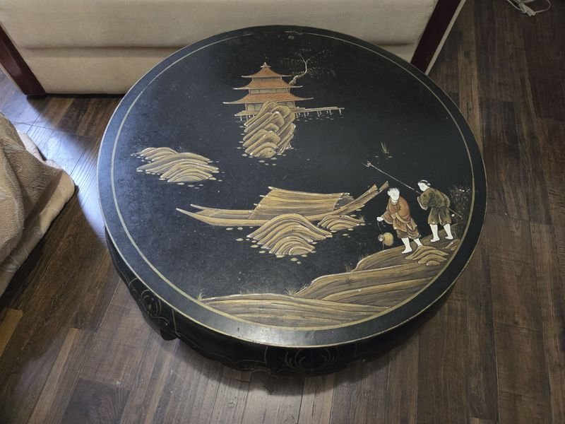 Mesa ratona oriental laqueada de alta calidad - imagen 3