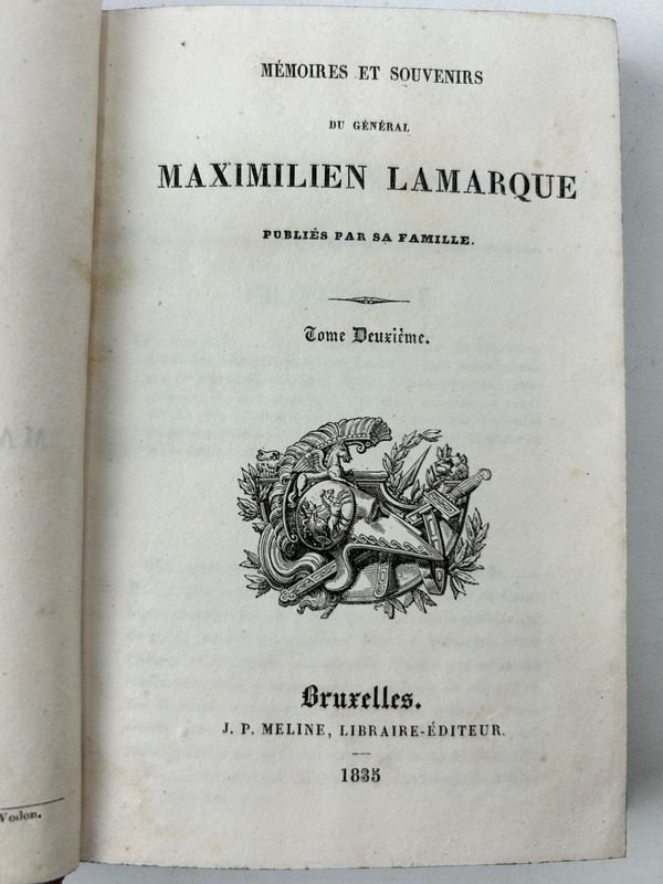 Libros de Memorias y recuerdos del general Maximilien Lamarque - imagen 3