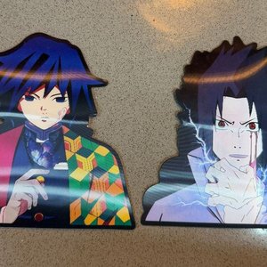 Stickers de Personajes de Anime: Giyu Tomioka y Sasuke Uchiha - imagen 2