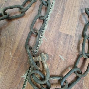 Cadena de Hierro Macizo para Trabajos Pesados con Gancho - 2.90m - imagen 2
