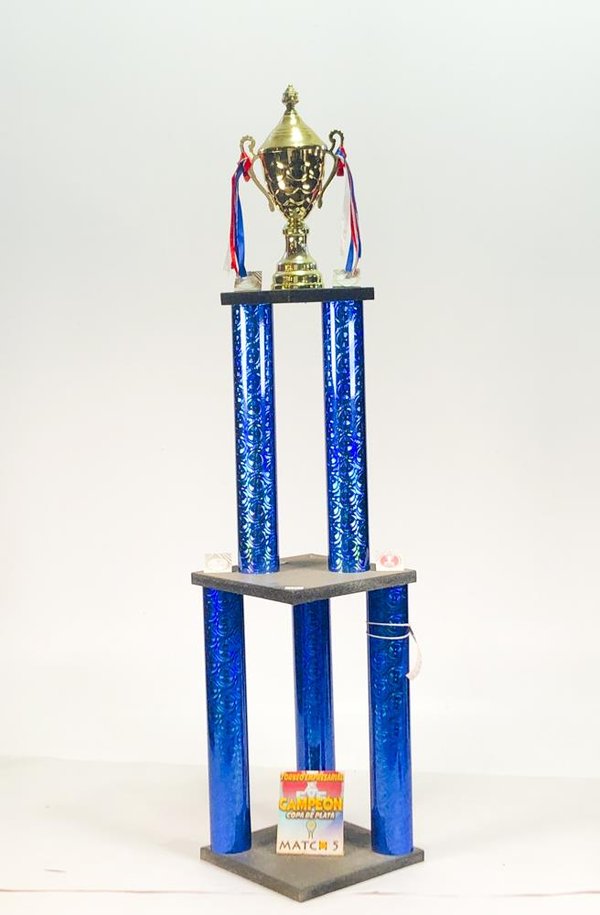 Trofeo de Copa de Plata para Torneo Empresarial, 116 cm