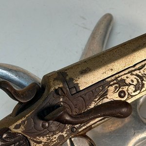 Fusil de Caza Antiguo Belga de Salón - Mediados Siglo XIX - imagen 4