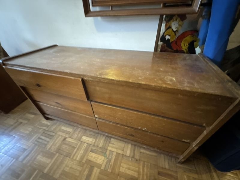 Cajonera en madera maciza con falta de lustre - imagen 5