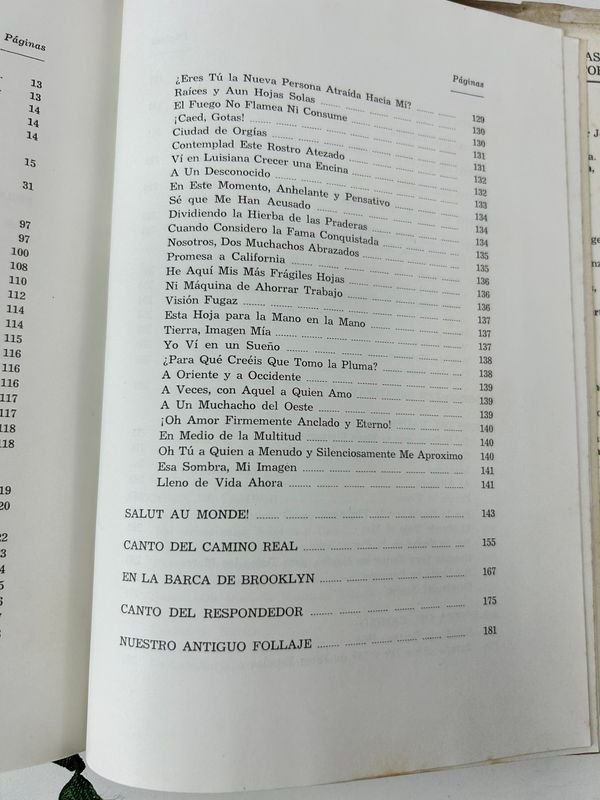 Libro de Walt Whitman - Hojas de Hierba por Francisco Alexander - 1953 Quito - imagen 6