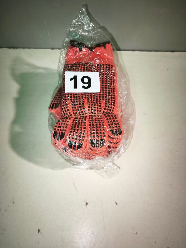 12 Pares de Guantes Antideslizantes Naranja - imagen 1