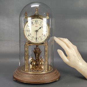 Reloj de Cúpula Kienzle con Péndulo y Llave - Sin Funcionar - imagen 1