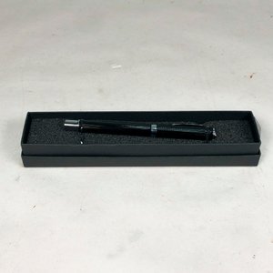 Lapicera Elegante de Metal Negra con Estuche - imagen 2
