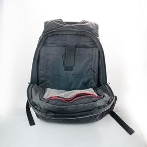 Mochila Samsonite Negra con Detalles Rojos - imagen 4