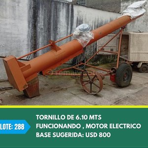 Lote anterior: Tornillo Transportador Eléctrico de 6.10 Mts