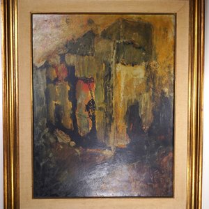 Lote siguiente: Obra de Arte "Sin Título" de Juan Ángel Viera, Acrílico sobre Lienzo (1979)