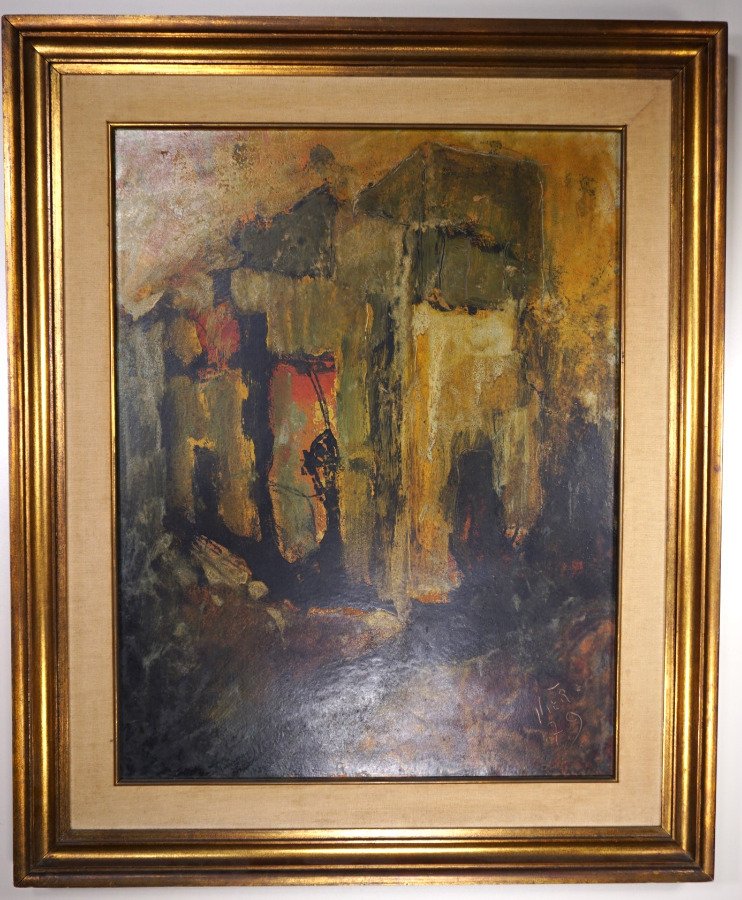 Obra de Arte "Sin Título" de Juan Ángel Viera, Acrílico sobre Lienzo (1979)