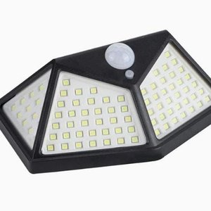 Foco Solar LED con Sensor de Movimiento y 4 Paneles - imagen 1