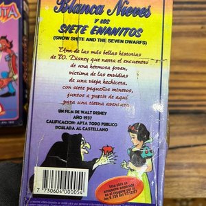 Lote de 4 VHS Clásicos Disney: Te Quiero Mickey, Cenicienta, Peter Pan y Blanca Nieves - imagen 6