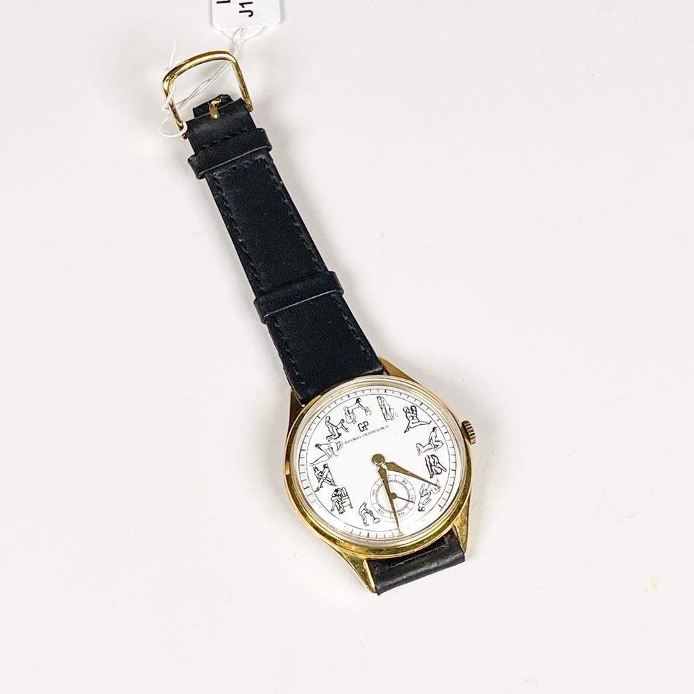 Reloj Girard Perregaux Caballero Esferas Eróticas Malla Cuero Funciona