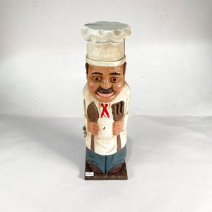 Botellero de Madera con Figura de Cocinero - 46 cm de Altura - imagen 2