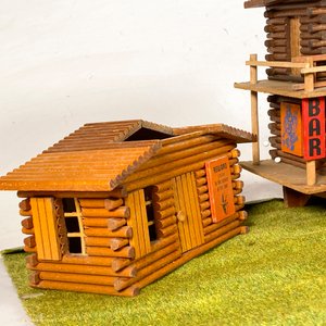Maqueta "Pueblo del Viejo Oeste" a Escala de Madera - imagen 4