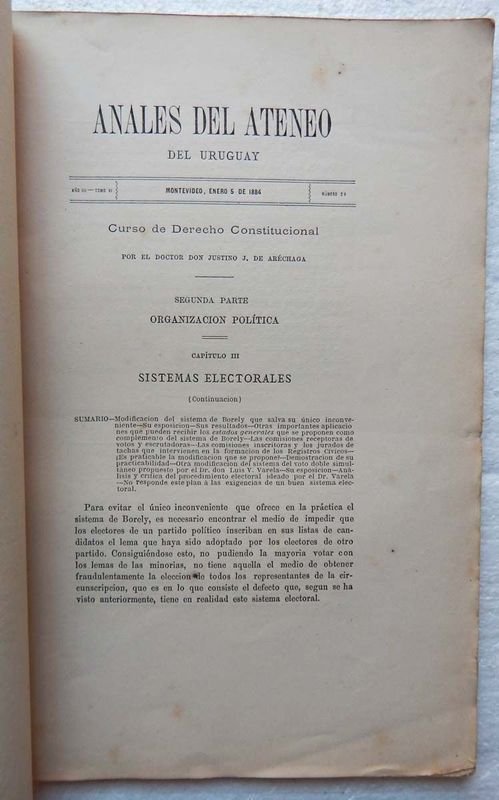 Revista Anales Del Ateneo Del Uruguay: Una Publicación Histórica - imagen 2