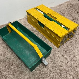 Caja de Herramientas Metálica MACC Desmontable Verde y Amarilla - imagen 9