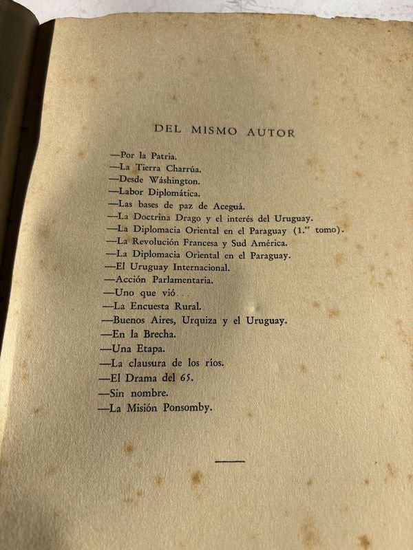 Libro Raro de Luis Alberto de Herrera - La Paz De 1828 - imagen 6